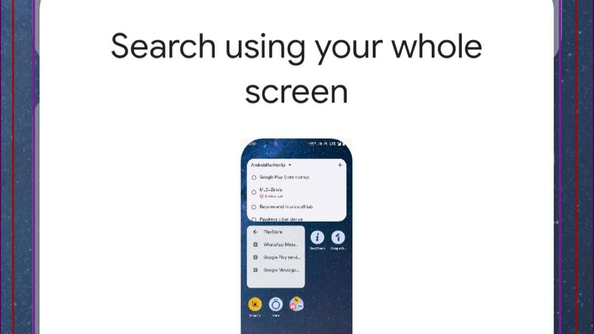 New Circle to Search full-screen support could be here soon